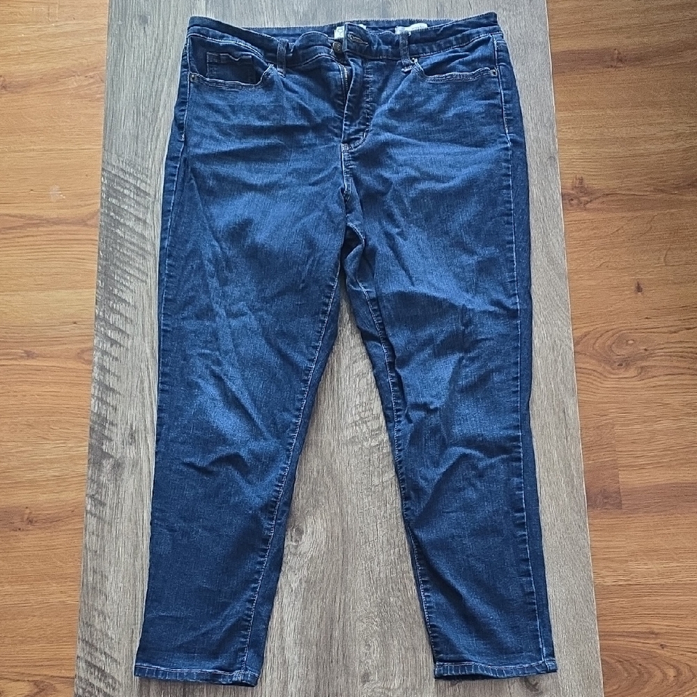 Jessica Simpson Dark Blue High Rise Skinny Ankle Jeans Size 12